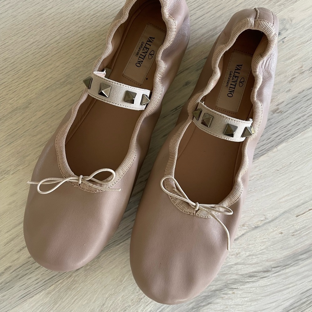 VALENTINO Rock Stud Ballerina Slipper